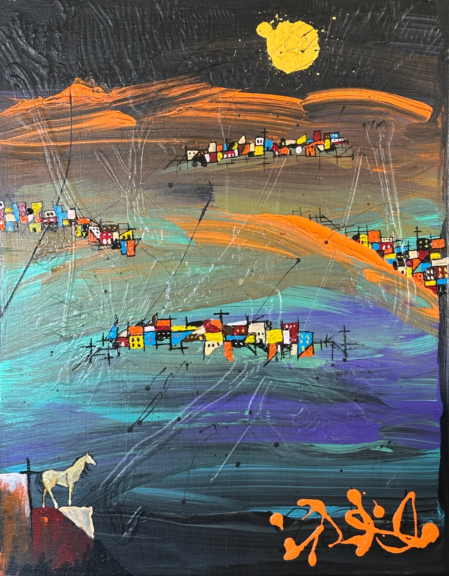 View from the Cross - 16" x 20"