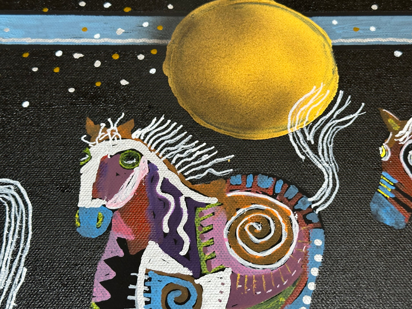 The Four Horses - 24" x 12"