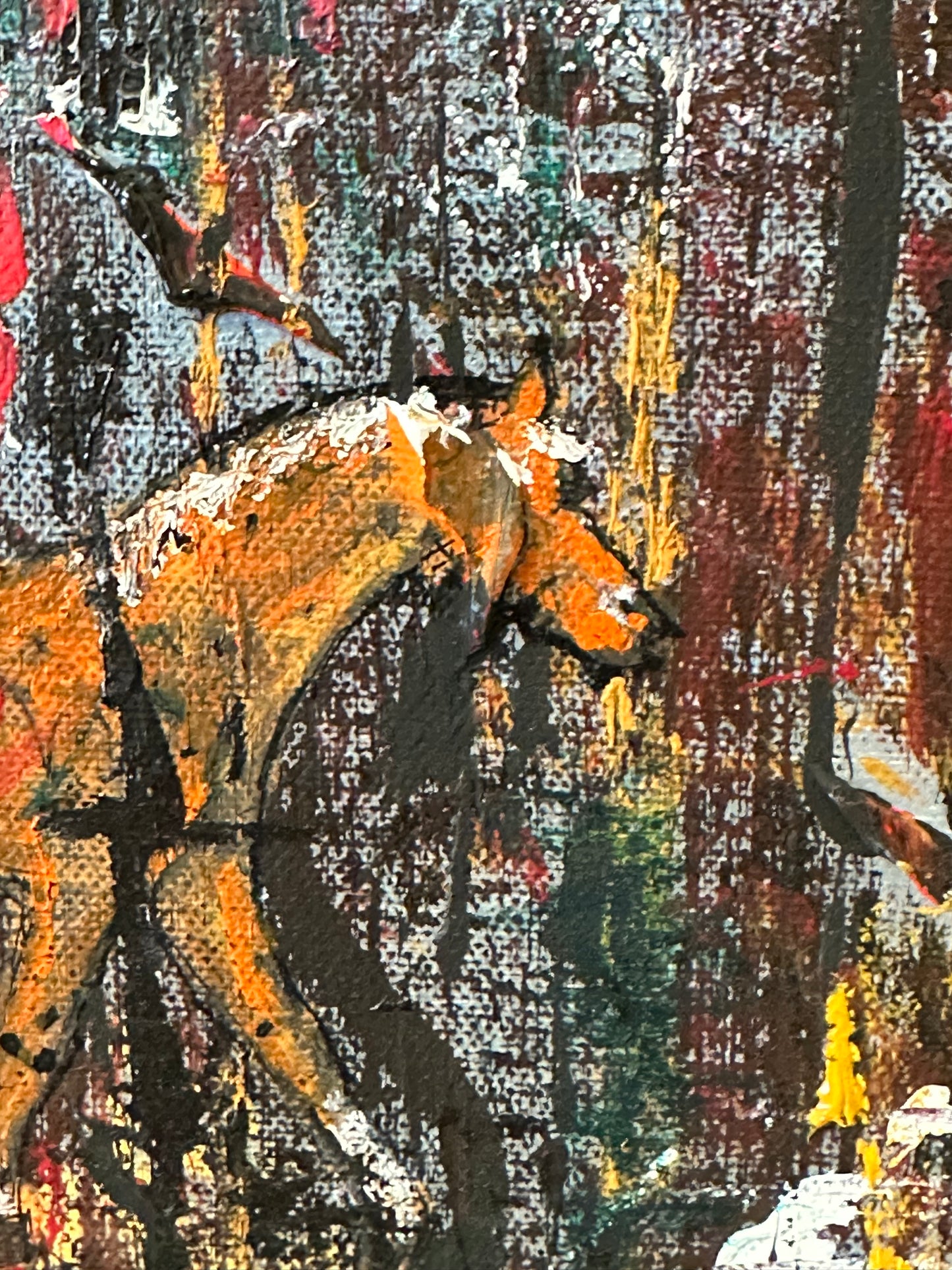 Walk on a Snowy Morning - 12"x18"