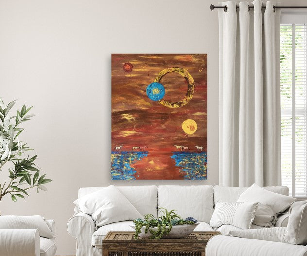 Crossing the Divide - 30" x 40"