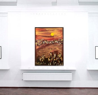 Escape - Horses on the Run I - 30" x 40"