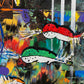Rounded up - 30" x 40"